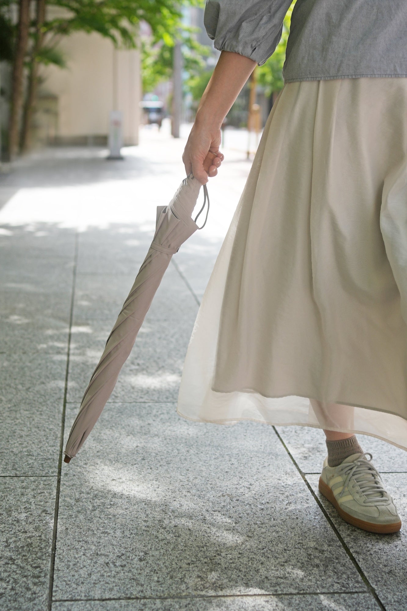 ミラトーレシェード(遮光・遮熱・UVカット) 折りたたみ傘 60cm 8本骨