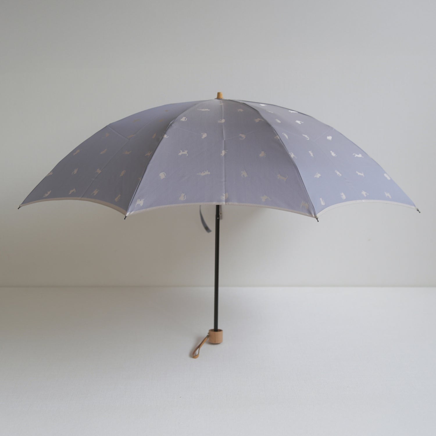 ひだまりねこ 折りたたみ傘 55cm 8本骨