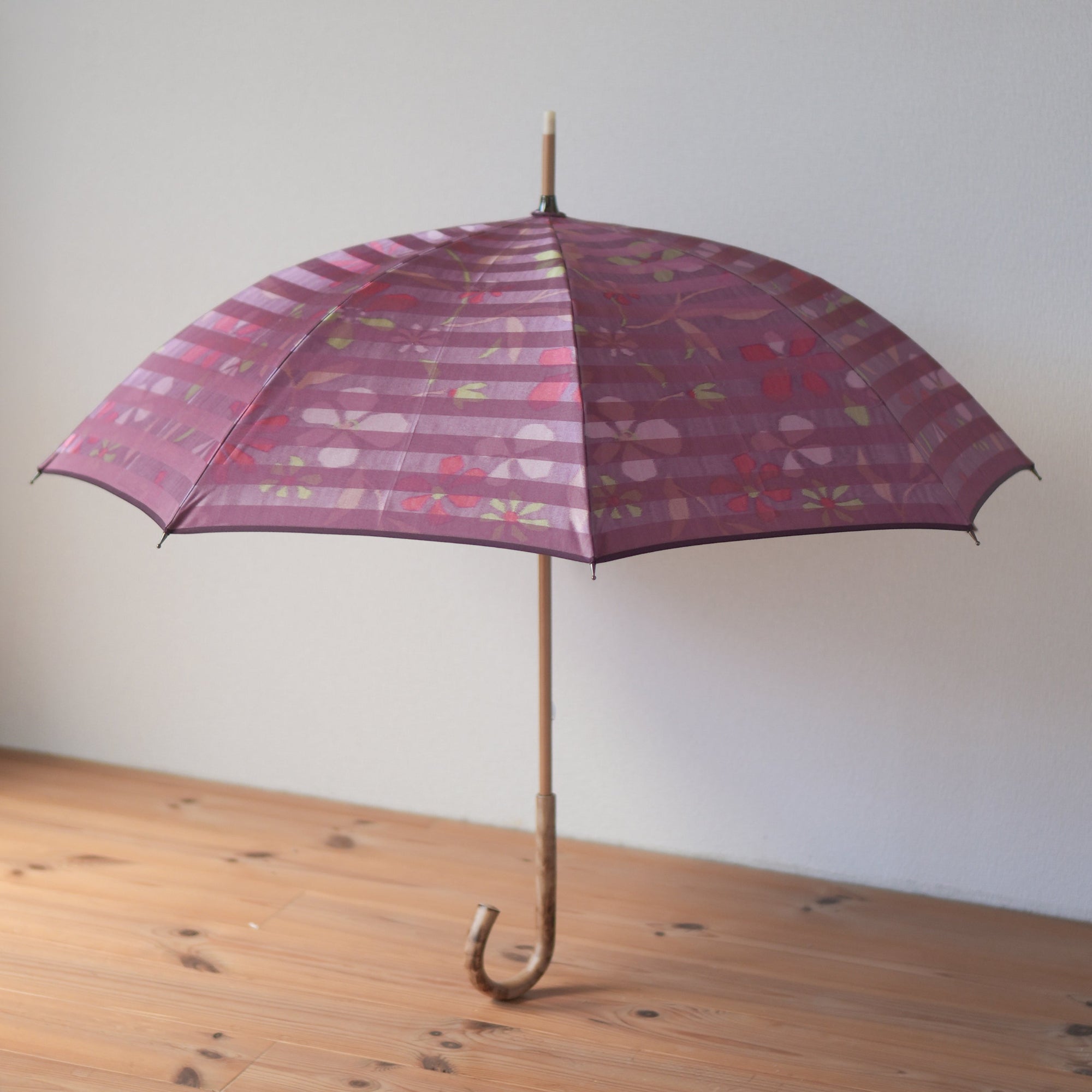 Kawazu-bari embroidered check 50cm 8-rib